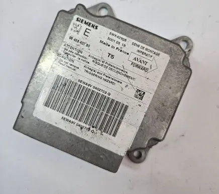 Peugeot 307 Airbag control unit/module 9645840780 50010518 5WK42908
