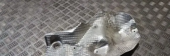 Heat shield in engine bay