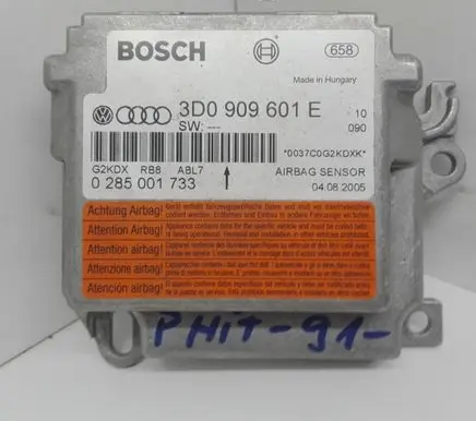 Volkswagen Phaeton Airbag control unit/module 3D0909601E 0285011733