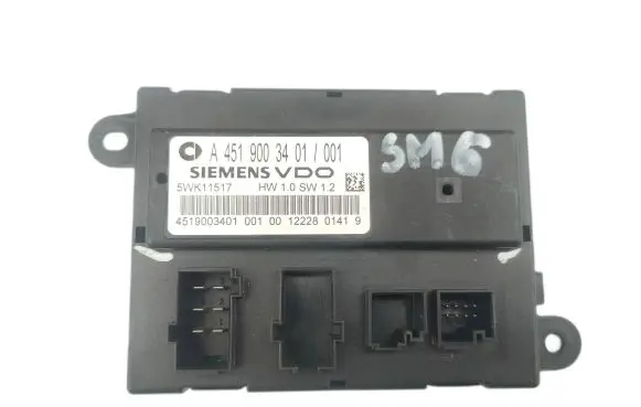 Smart ForTwo II Other control units/modules A4519003401 5WK11517 4519003401