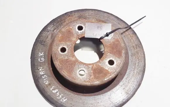 Nissan Almera Tino Rear brake disc neventiliuojamas