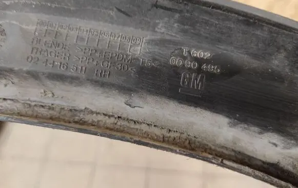 Opel Zafira A Fender trim (molding) 0090495