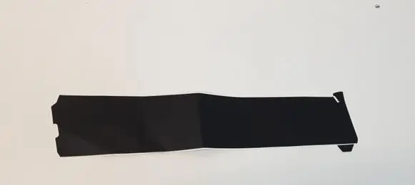 Nissan Qashqai Front door glass trim molding 80813JD000