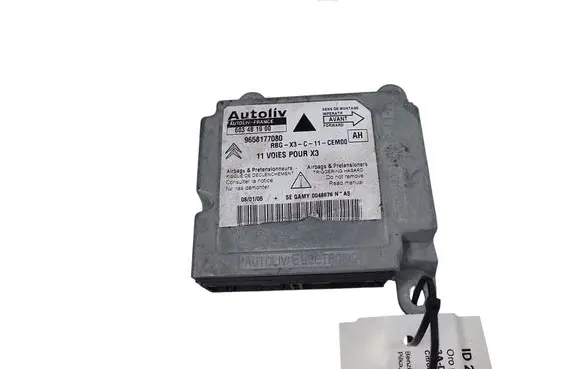 Citroen C5 Airbag control unit/module 9658177080 603481900