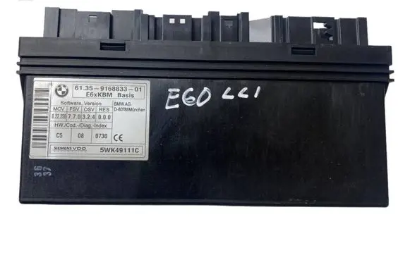 BMW 5 E60 E61 Comfort/convenience module 9168833 61359168833 5WK49111C