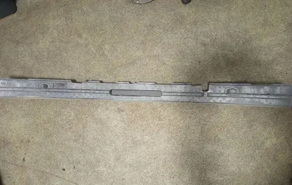 Front bumper foam support bar
