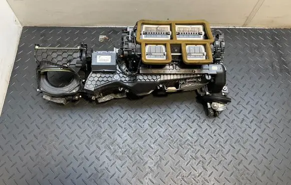 Interior heater climate box assembly