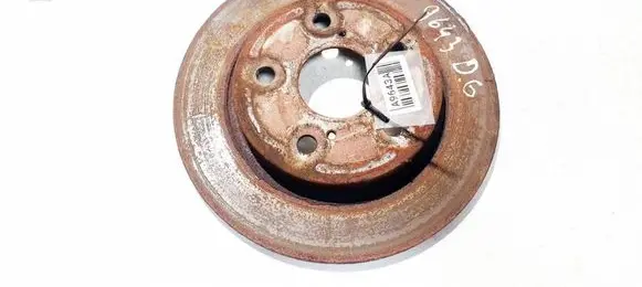 Toyota Auris 150 Rear brake disc neventiliuojamas