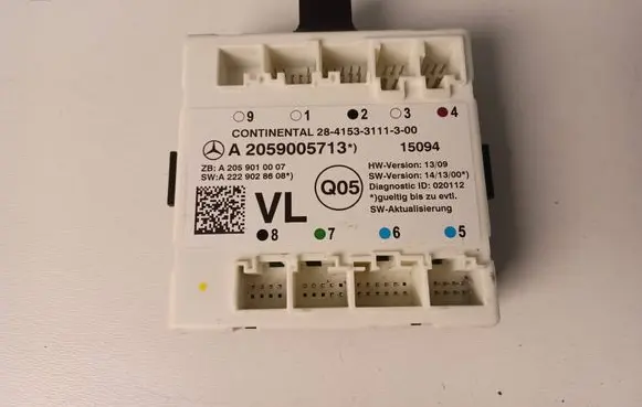 Mercedes-Benz C W205 Door control unit/module A2059005713