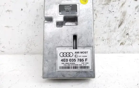 Audi Q7 4L MMI control unit 4E0035785F