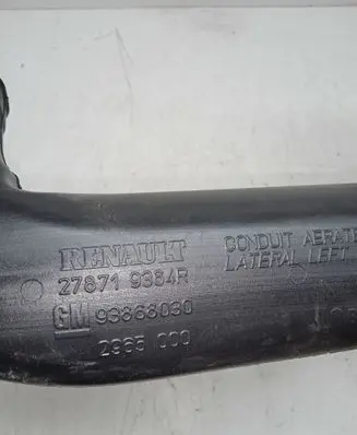 Opel Vivaro Cabin air duct channel 93868030 278719364R 2965000
