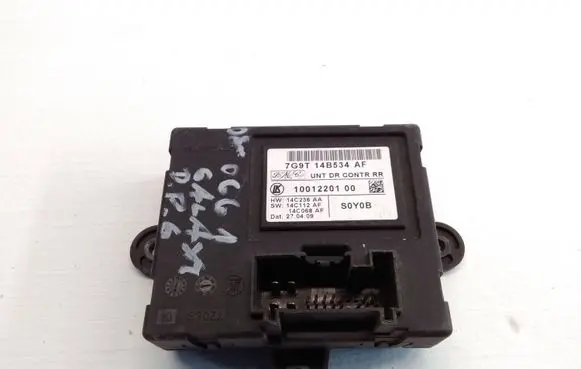 Ford Galaxy Door control unit/module 7G9T14B534AF 1001220100