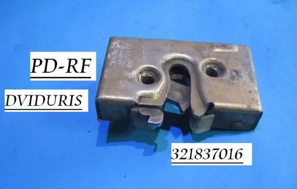 Volkswagen Polo II 86C 2F Front door lock 321837016