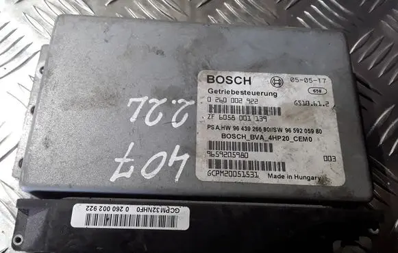 Peugeot 407 Engine control unit/module 0260002922 9643926680
