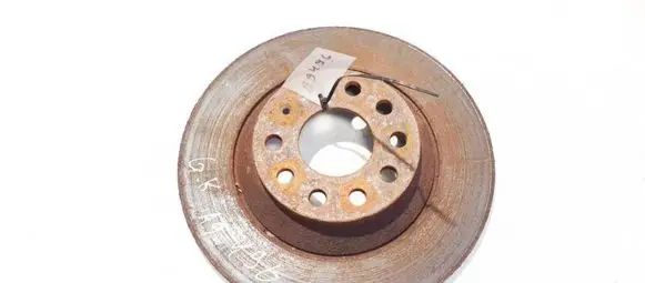 Audi A6 S6 C6 4F Rear brake disc neventiliuojamas