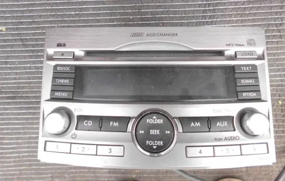 Subaru Legacy Radio/CD/DVD/GPS head unit 86201AJ410 CQEF1873AD