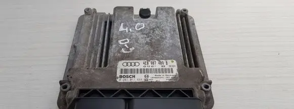 Audi A8 S8 D3 4E Engine control unit/module 4E0907409B 0281011684 4E0910409F