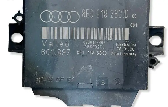 Audi A4 S4 B8 8K Parking PDC control unit/module 8E0919283D 601897 05533273