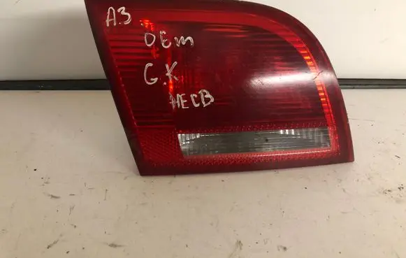 Audi A3 S3 8P Tailgate rear/tail lights