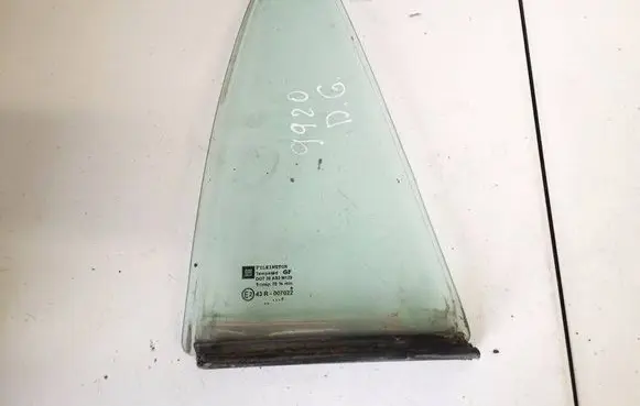 Rear vent window glass