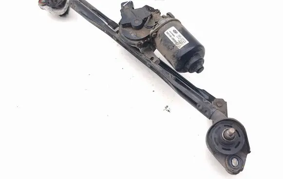 Front wiper linkage and motor