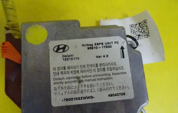 Hyundai Matrix Airbag control unit/module 9591017200 12210179