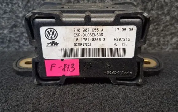 Audi A3 S3 A3 Sportback 8P ESP acceleration yaw rate sensor 7H0907655A