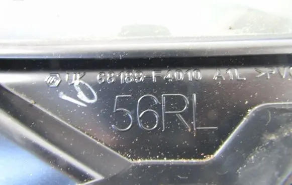 Rear side window