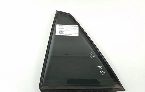 Rear vent window glass