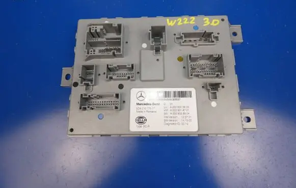 Mercedes-Benz S W222 SAM control unit A2229003905 A2229028904