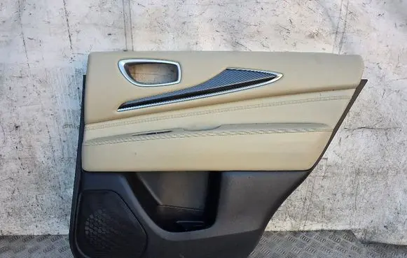 Rear door card panel trim