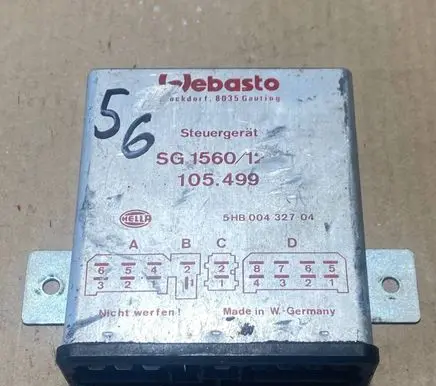 Mercedes-Benz E W124 Auxiliary heating control unit/module 5HB00432704 105499 SG156012