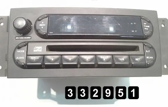 Chrysler Pacifica Radio/CD/DVD/GPS head unit 05082764af