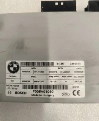 BMW 5 F10 F11 Tailgate/trunk control unit/module 7266666 F005V01090 0004677904