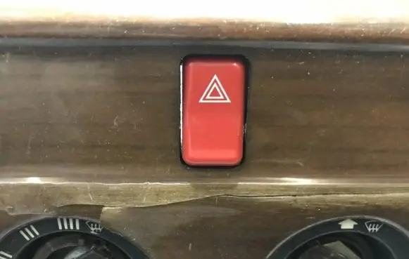 Mercedes-Benz E W124 Hazard light switch 1248200110