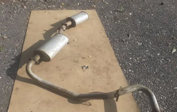 Fiat Ducato Rear muffler/silencer tail pipe 283685 283685ALU