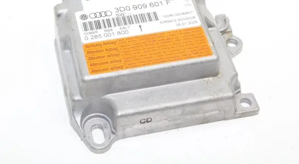 Volkswagen Touareg I Airbag control unit/module 3D0909601F 0285001800