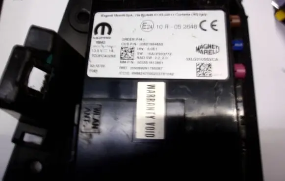 Jeep Renegade GPS navigation control unit/module 10R052648