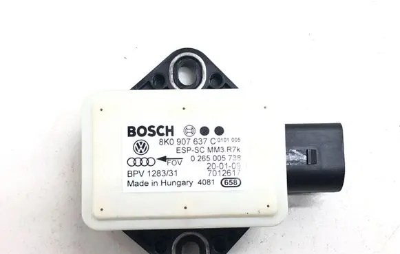 ESP acceleration yaw rate sensor
