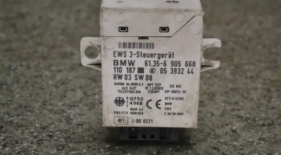 BMW 5 E39 Immobilizer control unit/module 61356905668 05393244 110187