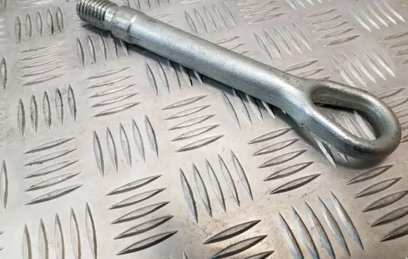 Towing hook eye