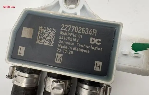 Renault Trafic III (X82) Exhaust gas pressure sensor 227702634R 241062153