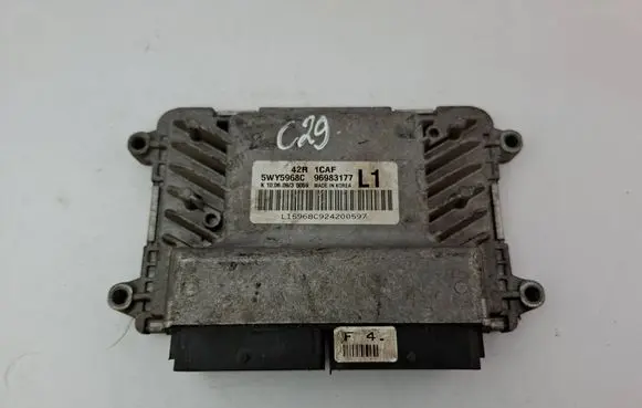 Chevrolet Aveo Engine control unit/module 96983177 5WY5968C