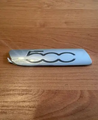 Fiat 500 Fender model badge letters 