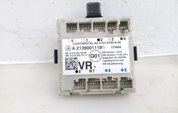 Mercedes-Benz E W213 Door control unit/module A2139001118