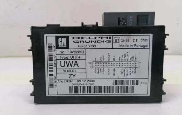 Opel Astra H Bluetooth control unit module 497316088 024381