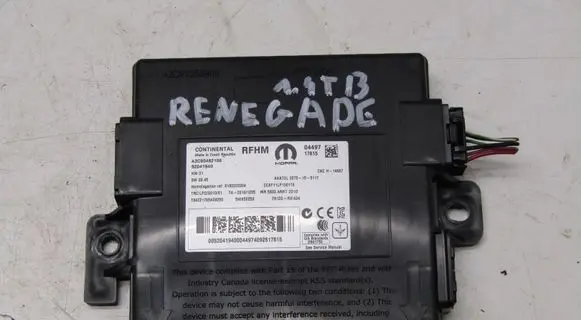 Jeep Renegade Tire pressure control unit A2C90482106