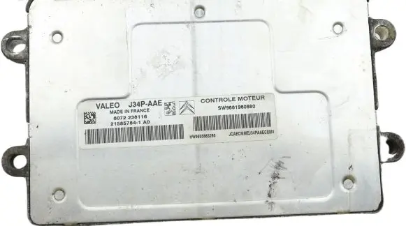 Peugeot 206 Engine control unit/module 9661960880 9655883280 21585784-1