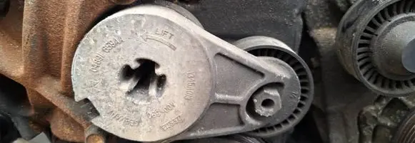 Generator/alternator belt tensioner