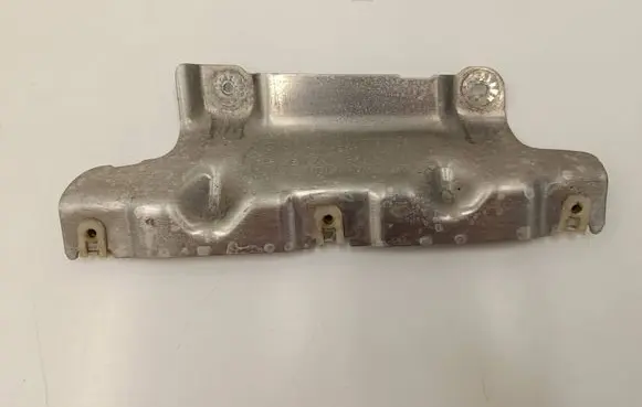 Heat shield in engine bay